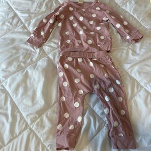 Baby girl shirt and pants set